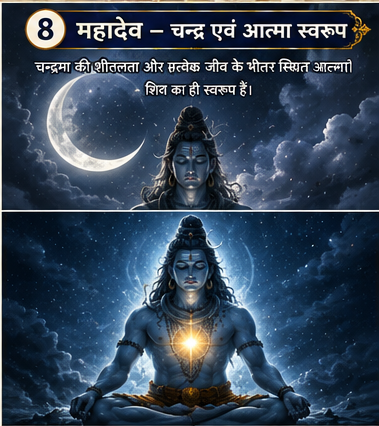 Mahadeva — Shiva's form as the moon and the Self